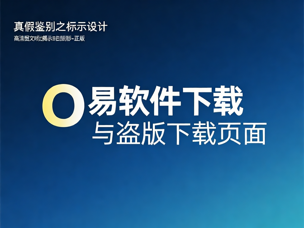 盗版O易软件下载页面文字标识